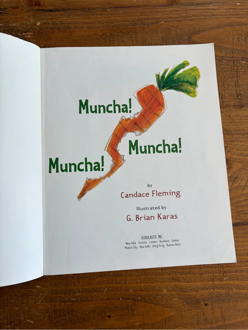 Muncha! Muncha! Muncha! Picture Book Candace Fleming as is